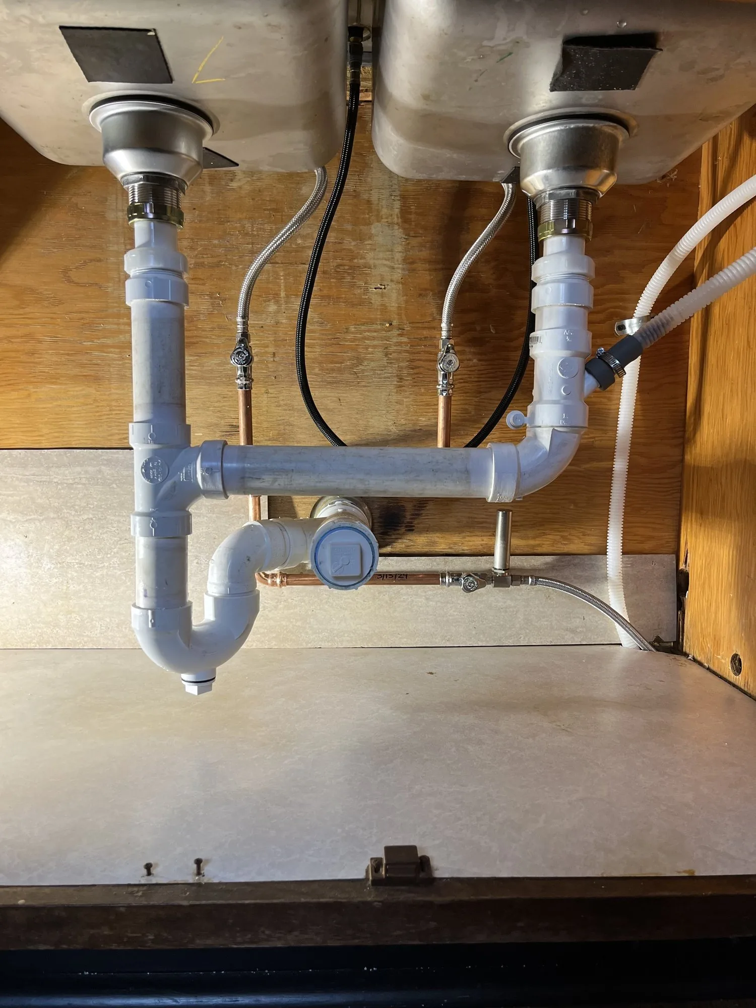 Ridgeline plumbing project
